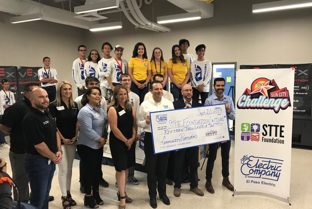 El Paso Electric Presents Grant to STTE Foundation In Support of STEAM Education