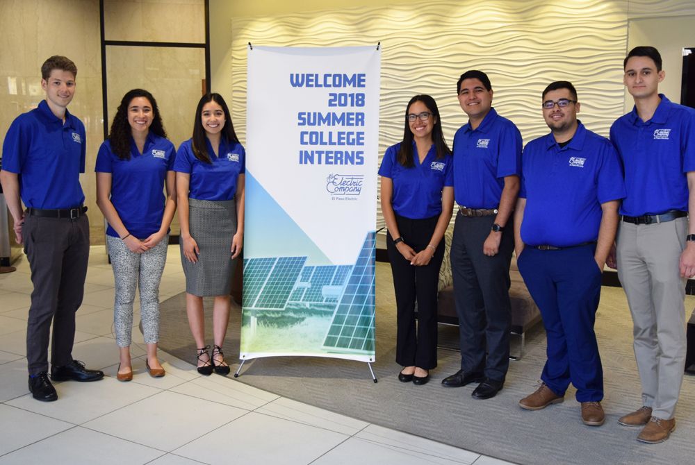 2018 EP Electric Summer College Interns Return Home to Give Back