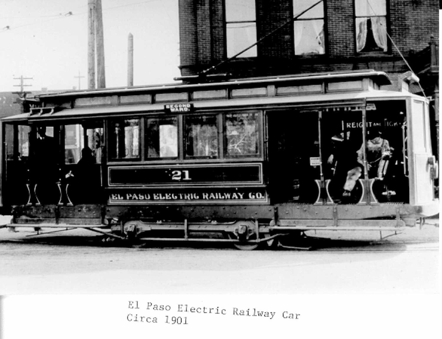 El Paso Electric streetcar, circa 1902