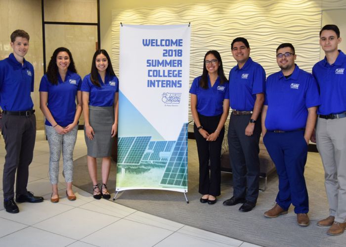 2018 EP Electric Summer College Interns Return Home to Give Back