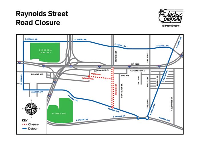 Daytime Road Closure: EPE to Conduct Work Along Raynolds Street